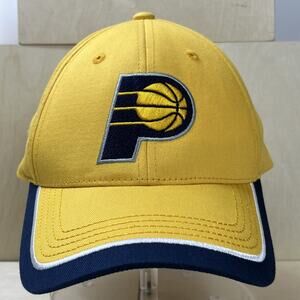 Indiana Pacers NBA Men's Strapback Main Gate SGA Embroidered Baseball Hat Cap